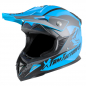 Preview: Kinder Crosshelm XTRM 81 blau